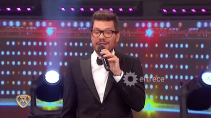 Marcelo Tinelli en la final de La Academia