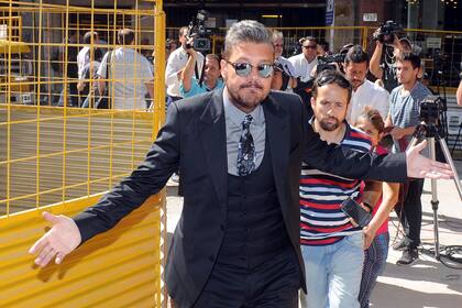 Marcelo Tinelli, en la última reunión a la que asistió con autoridades de distintos clubes en la sede de la AFA