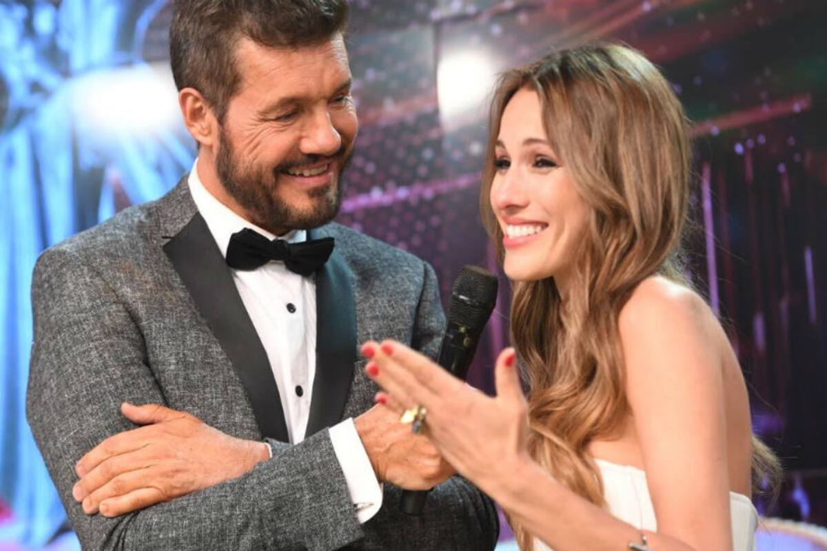 Marcelo Tinelli junto a Pampita