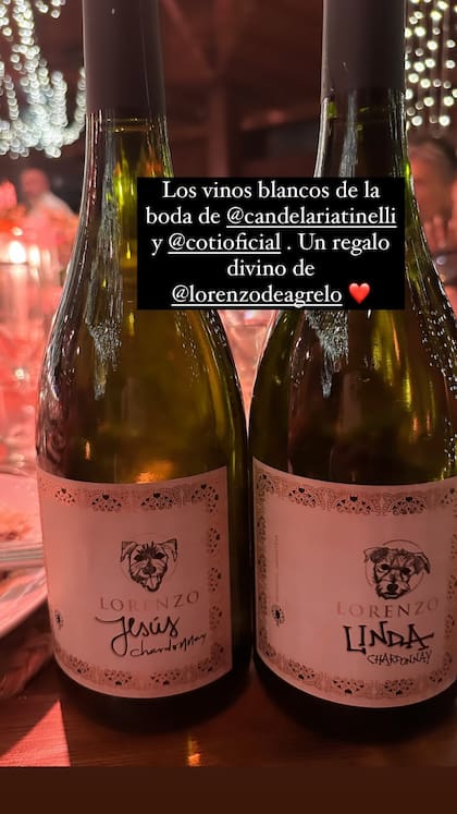 Marcelo Tinelli le agradeció a Candelaria y a Coti por los souvenirs
