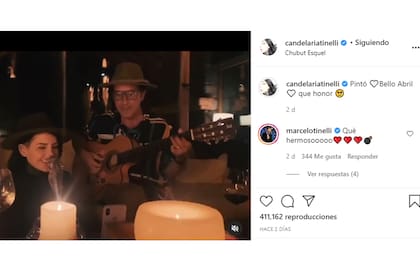 Marcelo Tinelli le dio "el visto bueno" públicamente a la relación amorosa de Candelaria con Coti Sorokin