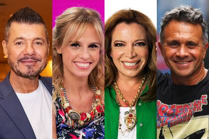 Marcelo Tinelli, Mariana Fabbiani, Lizy Tagliani, Sergio Lapegüe, las caras de la televisión 2023
