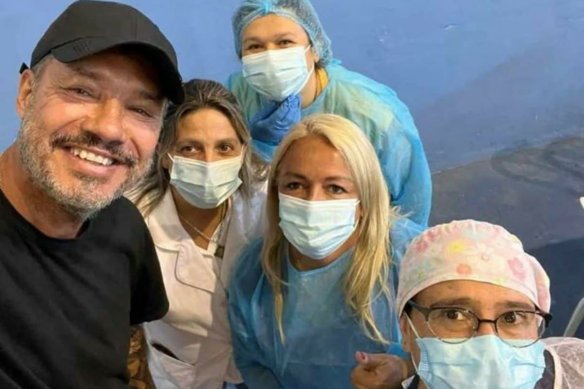 Marcelo Tinelli recibió la tercera dosis de Pfizer