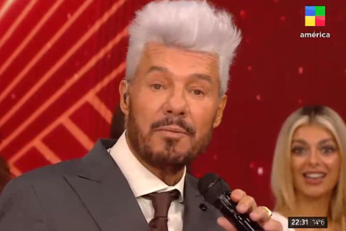 Marcelo Tinelli tuvo un picante mano a mano con la pequeña hija de Floppy Tesouro en el Bailando 2023 (Foto: captura América TV)