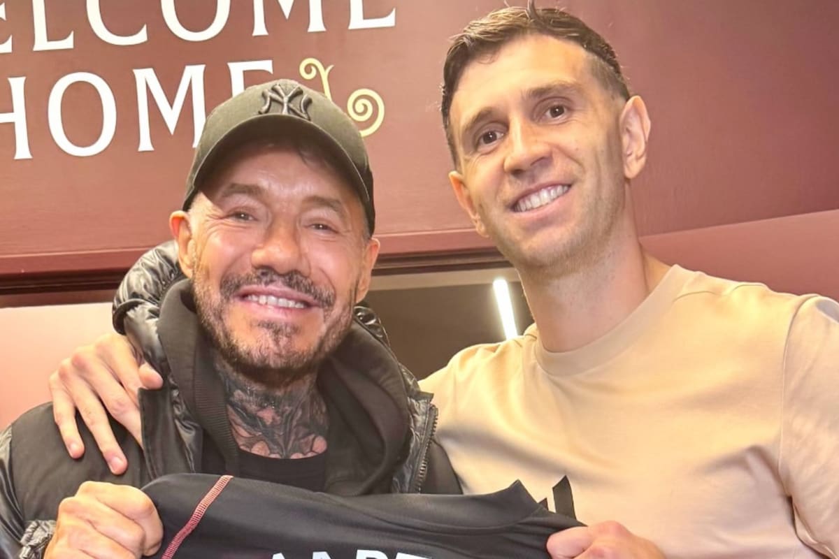 Marcelo Tinelli viajó a Inglaterra y se encontró con el Dibu Martínez
