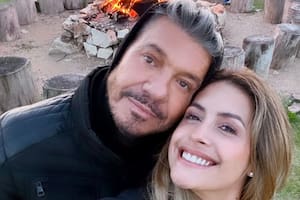 Marcelo Tinelli volvió al país tras la Copa América y se reencontró con su novia, Milett Figueroa (Foto: Instagram/@milett)