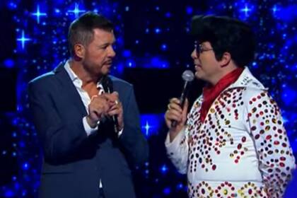 Marcelo Tinelli y Cristian Castro en Canta conmigo ahora