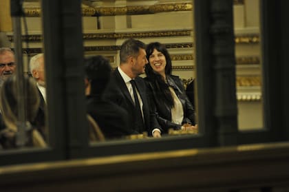 Marcelo Tinelli y Paula Robles