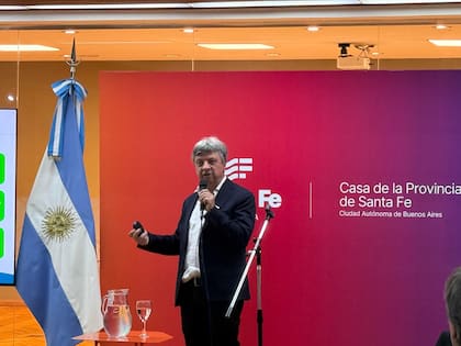 Marcelo Torres, presidente de Aapresid, durante la presentación de Origen en Red en la Casa de Santa Fe, en Buenos Aires