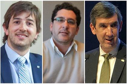 Marcelo Uribarren, Gustavo Fernández y Federico Pagano