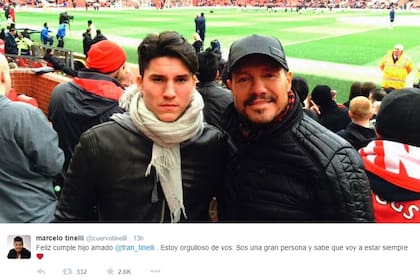 Marcelo y Fran Tinelli, juntos