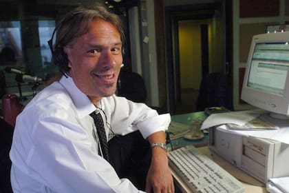 Marcelo Zlotogwiazda en su programa de radio "Aire Comprimido" el 10 de noviembre de 2004