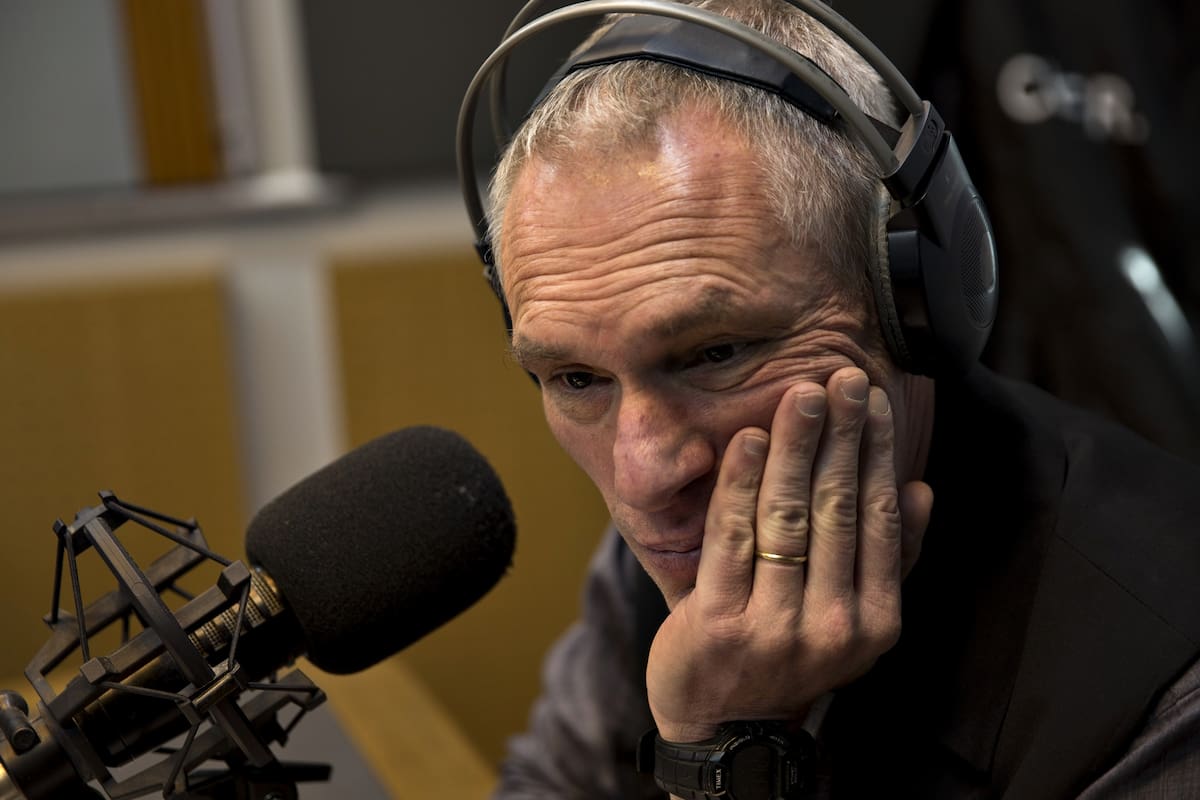 Marcelo Zlotogwiazda en su programa de radio "El horno esta para bollos" en agosto de 2018