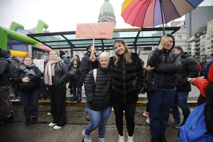 Marcha al congreso por el veto a la ley de discapacidad