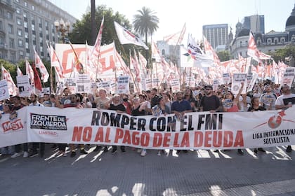 Marcha contra el Fondo