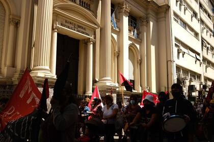 Marcha contra el pago al FMI.