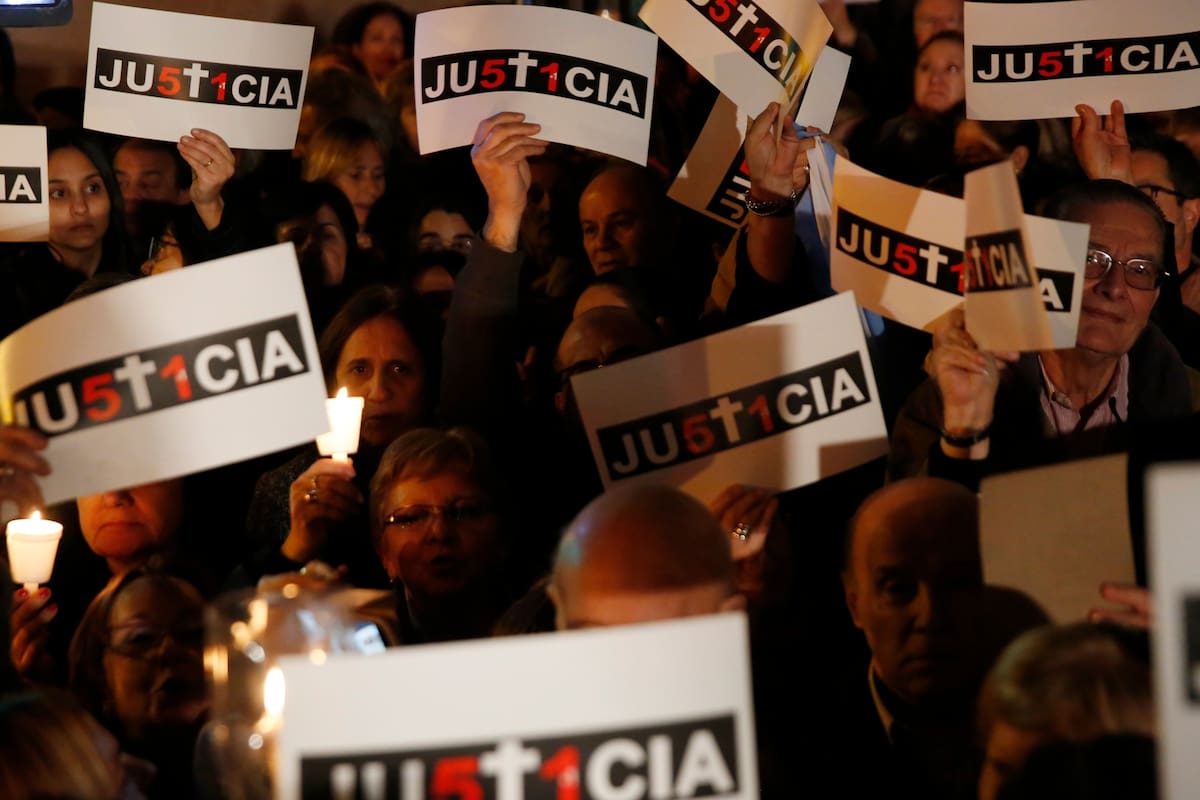 Marcha contra la corrupción en Tribunales