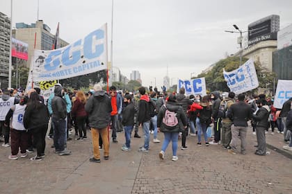 Marcha de la CCC en el Obelisco