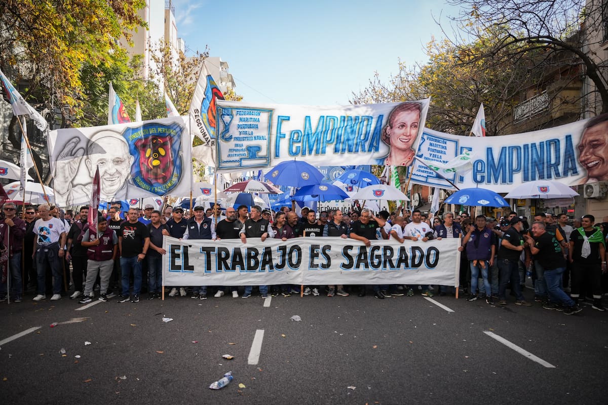 Marcha de la CGT, en la previa por el Día del Trabajador