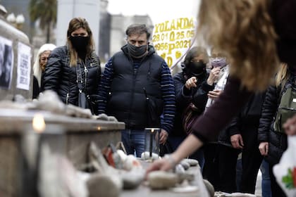 Marcha de las Piedras en Plaza de Mayo. Sábado 4 de septiembre de 2021