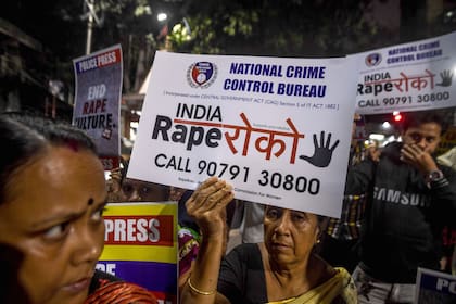 Marcha en Kolkata por las cifras de violencia de género en India