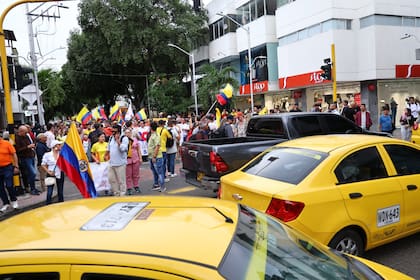 Marcha en Cúcuta, convocada después de que Trump ordenó la operación militar en Venezuela