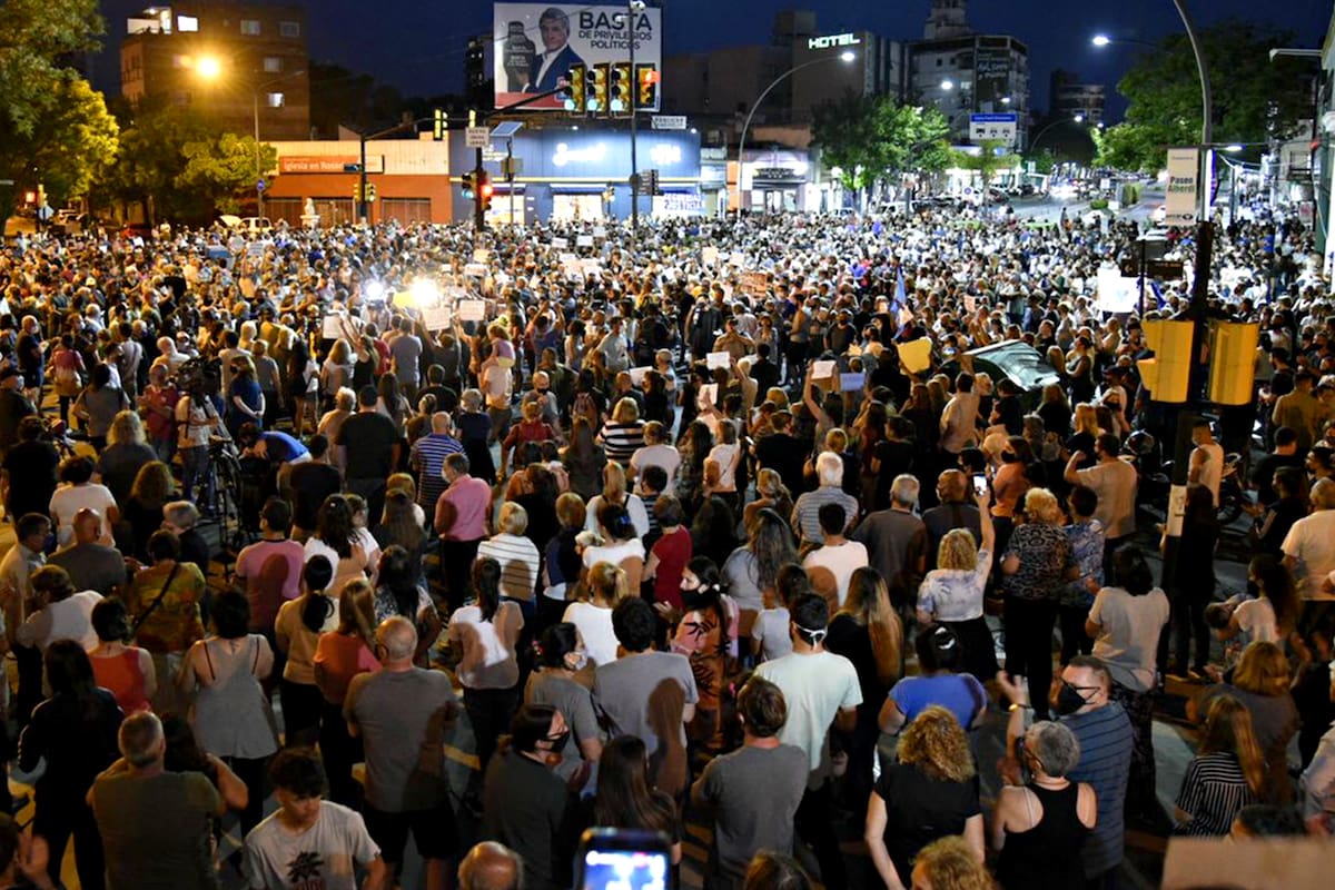 Marcha en Rosario en pedido de justicia por el asesinato de Joaquín Fernando Pérez