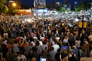 Marcha en Rosario en pedido de justicia por el asesinato de Joaquín Fernando Pérez