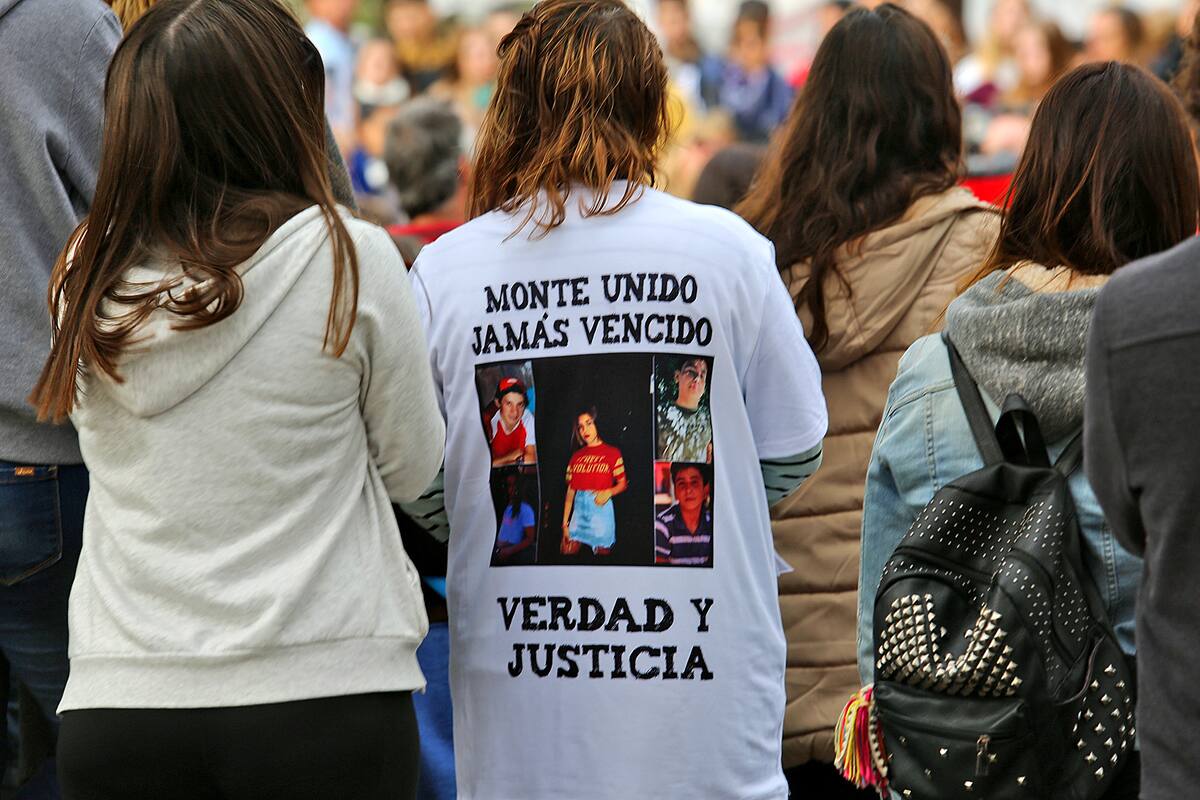 Marcha en San Miguel del Monte por los cuatro jóvenes muertos durante una persecución policial