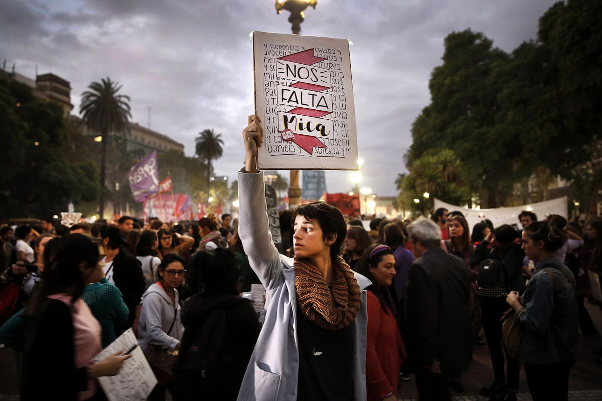 Marcha para pedir justicia por Micaela García y repudiar al juez Rossi. 11/4/17