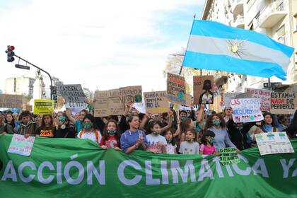 Marcha por el cambio climatico . Buenos Aires