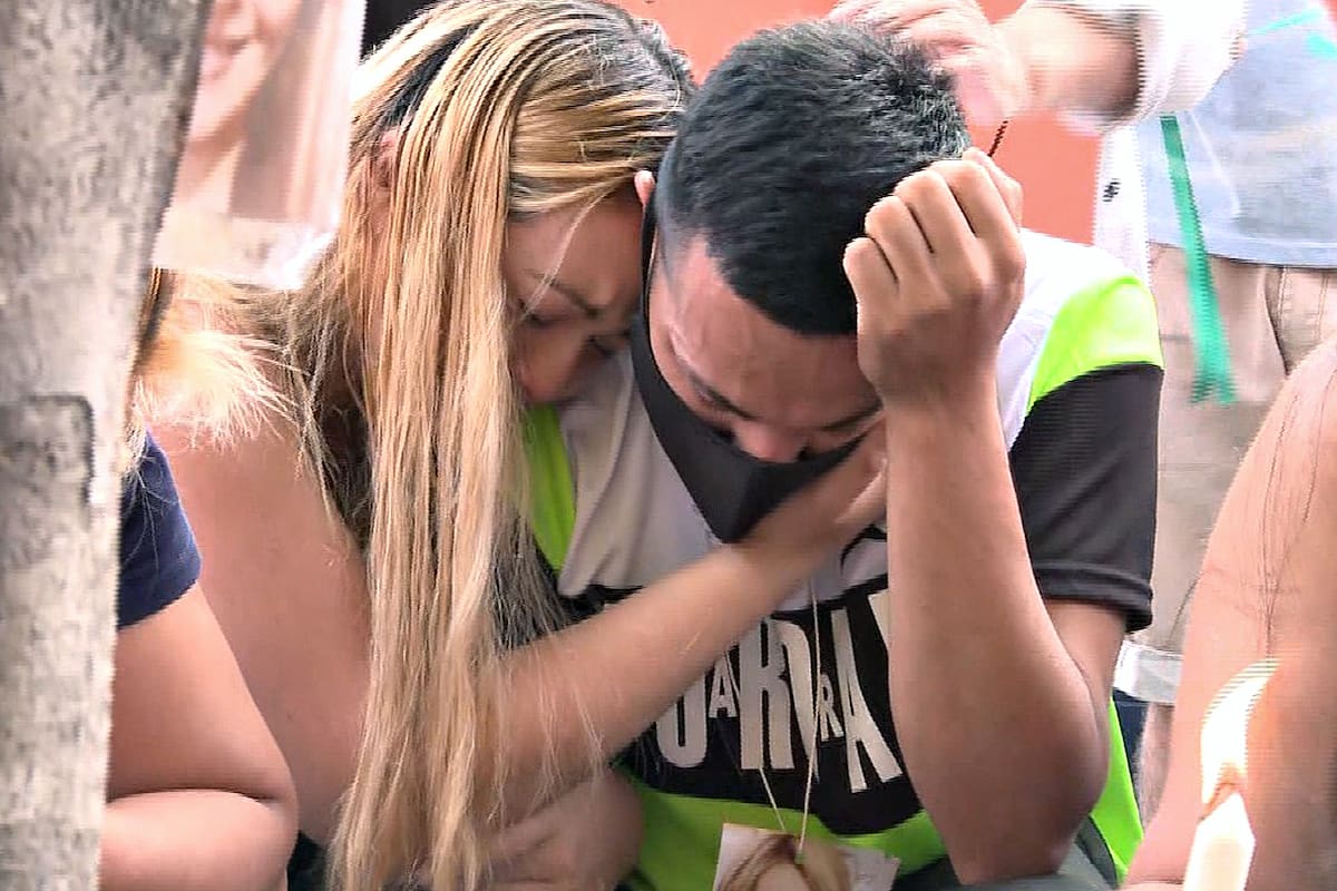 Marcha por el crimen de Nancy en Ingeniero Budge