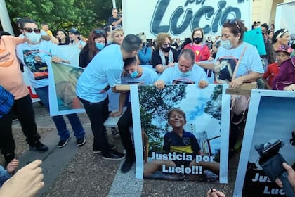 Marcha por la muerte de Abel Lucio Dupuy en Santa Rosa, La Pampa