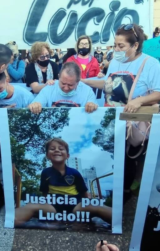Marcha por la muerte de Abel Lucio Dupuy en Santa Rosa, La Pampa