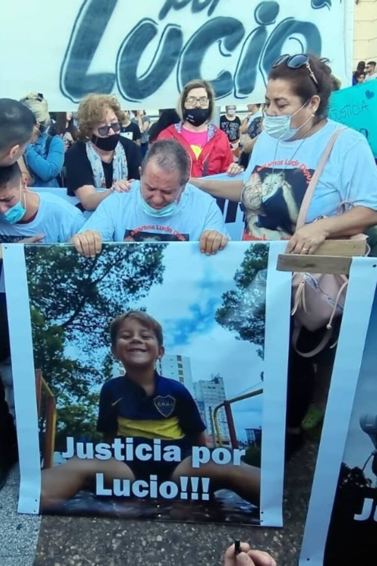 Marcha por la muerte de Abel Lucio Dupuy en Santa Rosa, La Pampa