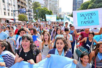 Marcha por la vida en Buenos Aires