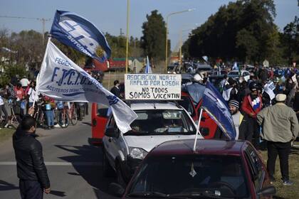 Marchas a favor y en contra de la expropiación de Vicentín desde Avellaneda hacia Reconquista el dia del Banderazo Federal 9J