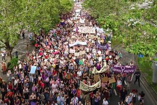 Revolución violeta: el reclamo por la igualdad de género llegó a Suiza