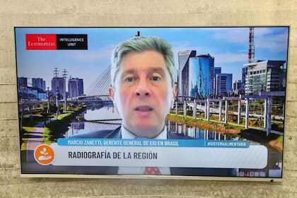 Marcio Zanetti, director general de The Economist Intelligence Unit para Brasil, presentó el índice global de seguridad alimentaria