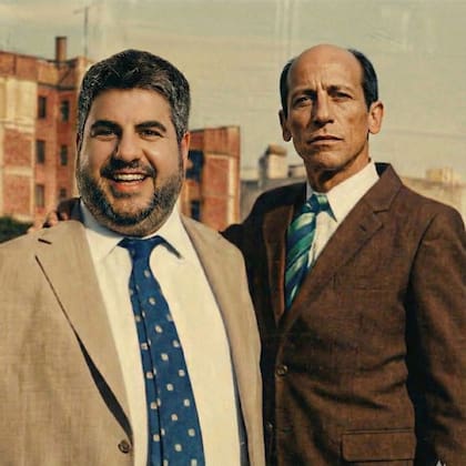 Marco Antonio Caponi creó una imagen con IA de él caracterizado como Jorge Porcel y de Diego Cremonesi como Alberto Olmedo (Foto: Instagram @marcoacaponi)