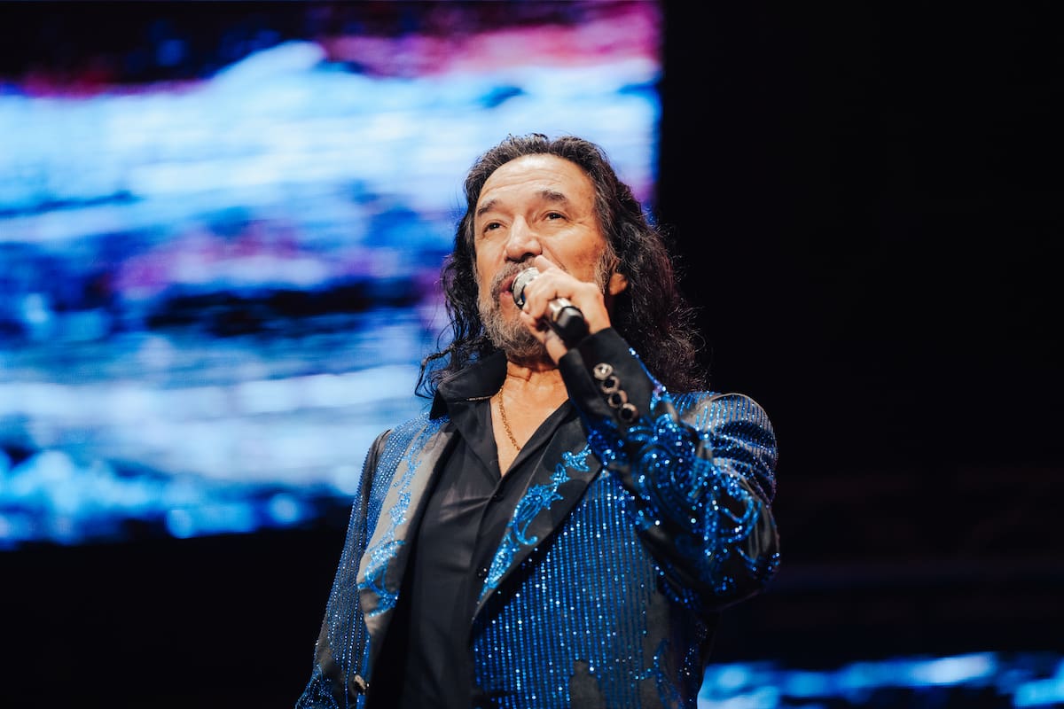 Marco Antonio Solís, durante el recital que este sábado ofreció en GEBA