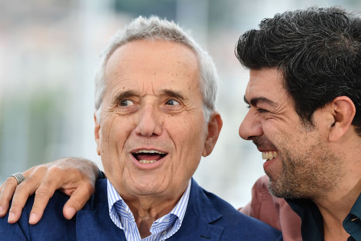 Marco Bellocchio con el actor Pierfrancesco Favino
