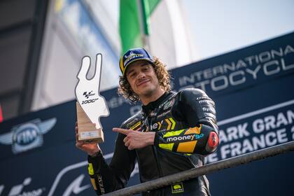 Marco Bezzecchi, el ganador de la carrera 1000 de MotoGP; segundo triunfo del piloto italiano en cinco fechas del calendario