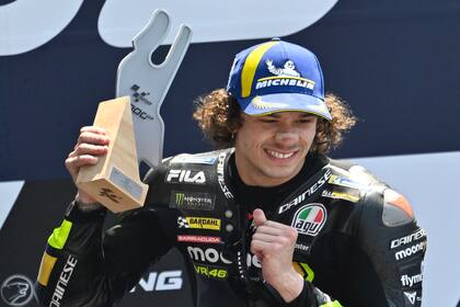 Marco Bezzecchi logró su segundo triunfo en la temporada en el Moto GP, tras imponerse en la Argentina