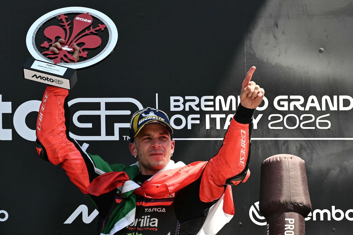 Sem a Azzurri no Mundial, Marco Bezzecchi venceu em Mugello e os italianos vibraram com os pilotos de MotoGP e Fórmula 1.