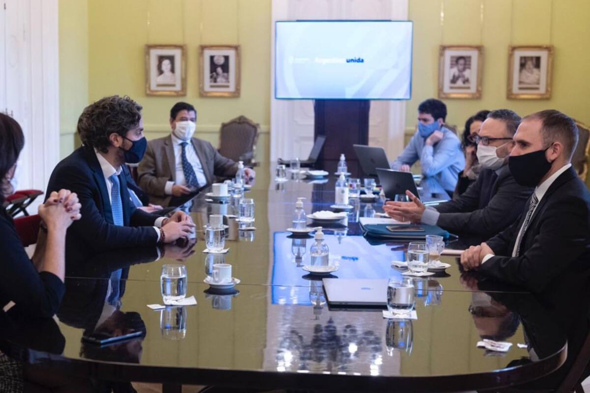 Marcó del Pont, Cafiero, Moroni, Todesca, Kulfas y Guzmán