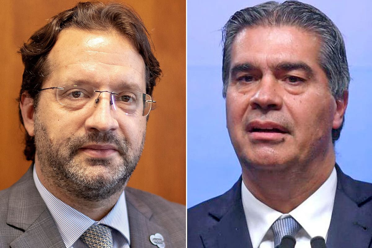 Marco Lavagna, titular del Indec, y Jorge Capitanich, gobernador de Chaco
