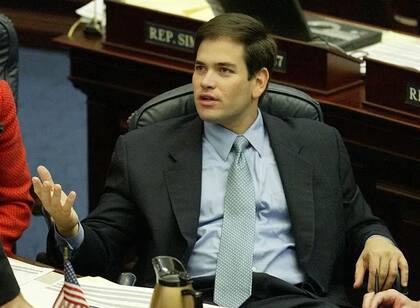 Marco Rubio en 2004, en sus época de legislador en Florida