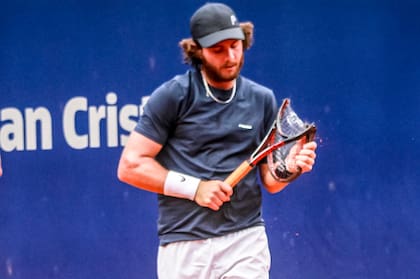 Trungelliti, este año en la clasificación del ATP de Buenos Aires, furioso por el momento que le tocaba vivir fuera del court