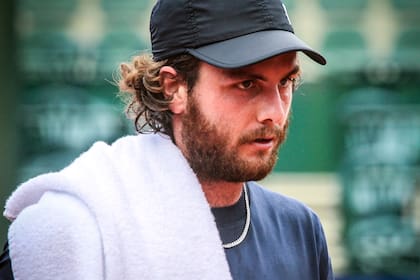 Marco Trungelliti en el partido de clasificación en el BALTC